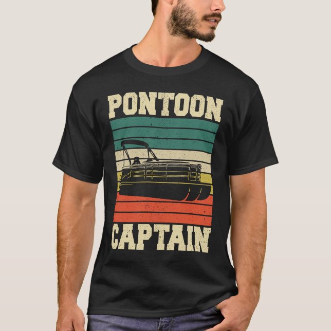 Boat Stuff Captain Funny Boating Lake Ship T-Shirt (Vorderseite)