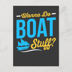 Boat Stuff Postkarte