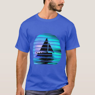 Boat Sunset Vater Wild Fun T-Shirt