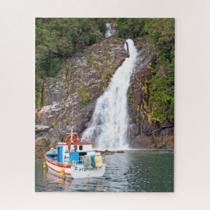 Boat & Wasserfall, Chile 520-pc Puzzle