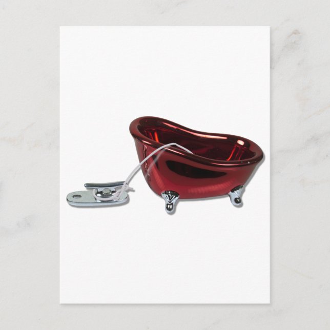 BoatCleatBathtub090810 Postkarte (Vorderseite)