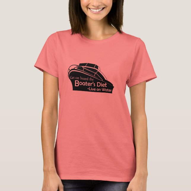 Boaternährung - weiß T-Shirt (Vorderseite)