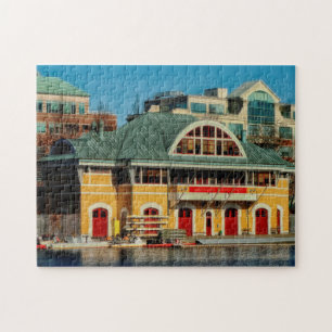 Boathouse Cambridge Massachusetts. Puzzle