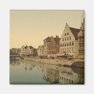 Boathouse in Gent, Belgien Magnet