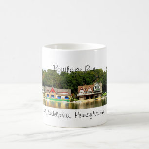 Boathouse-Reihen-Panorama-Tasse Tasse