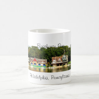 Boathouse-Reihen-Panorama-Tasse Tasse