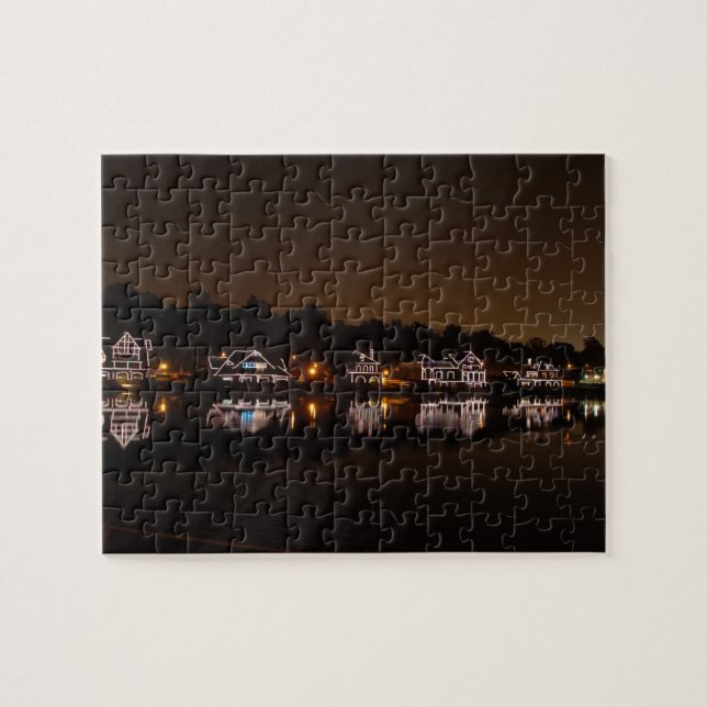 Boathouse-Reihen-Puzzlespiel Puzzle (Horizontal)