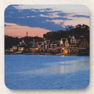 Boathouse Row dusk Untersetzer