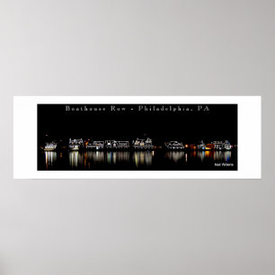 Boathouse Row Foto Art Poster, Philadelphia, PA Poster
