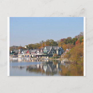 Boathouse Row Philadelphia Postkarte