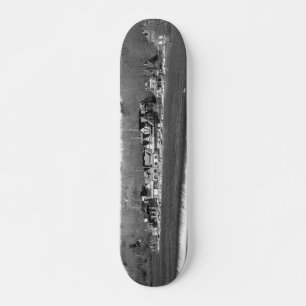 Boathouse Row winter b/w Skateboard