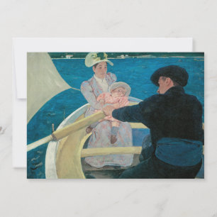 Boating Party von Mary Cassatt, Vintage Fine Art