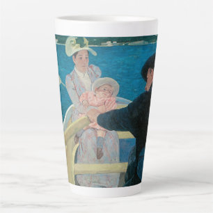 Boating Party von Mary Cassatt, Vintage Fine Art Milchtasse