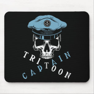 Boating Tritoon Kapitän Flachboot Leben Pontoon Fü Mousepad
