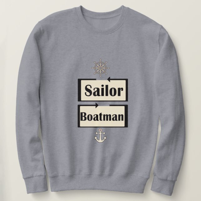Boatman Sweatshirt (Design vorne)