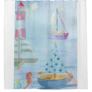 Boats Duschvorhang