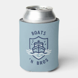 Boats N Bros Bachelor Party Favor Blue Dosenkühler
