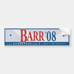 Bob Barr 08 Autoaufkleber