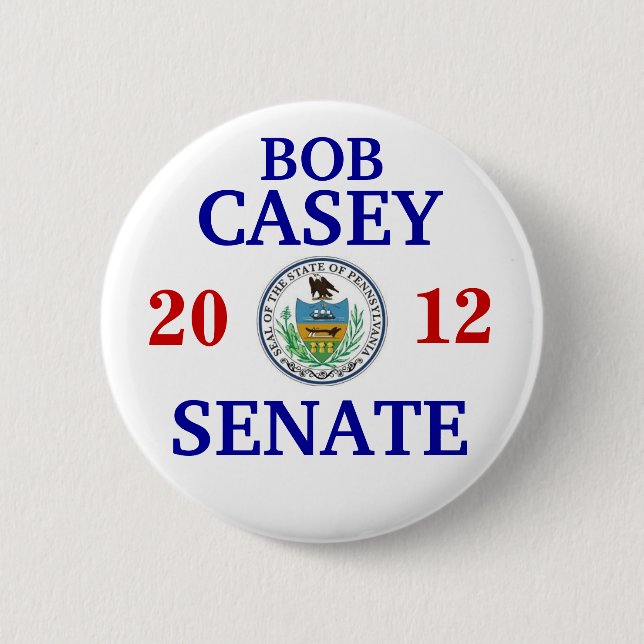 Bob Casey Jr FÜR SENAT Button (Vorderseite)