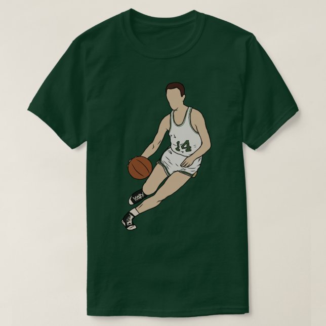 Bob Cousy Dribbling T-Shirt (Design vorne)