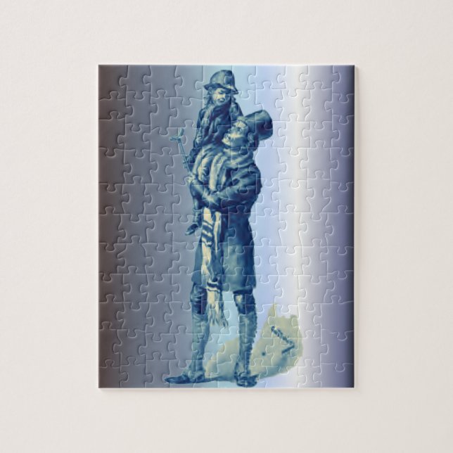 Bob Cratchit, das kleines Tim-Weihnachten Carol Puzzle (Vertikal)