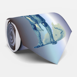 Bob Cratchit Holding Tiny Tim Christmas Carol Krawatte