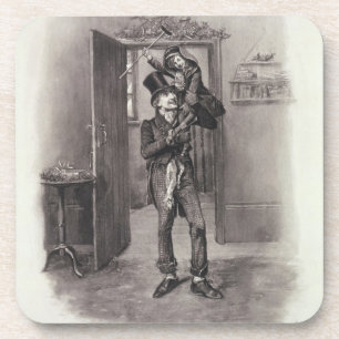 Bob Cratchit und kleiner Tim, von 'Charles Untersetzer