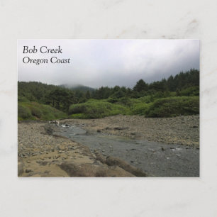 Bob Creek, OR Postkarte