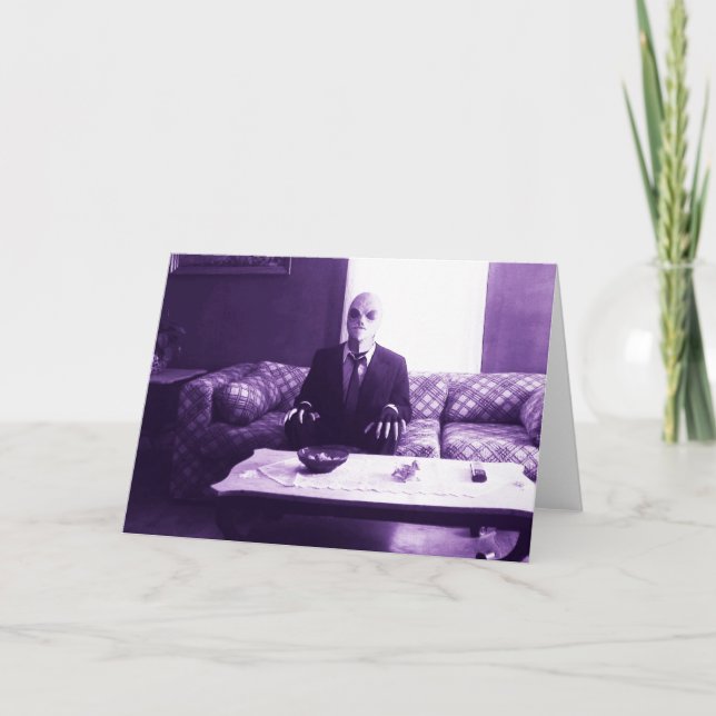 Bob das alien, das Fernsieht Karte (Vorderseite)