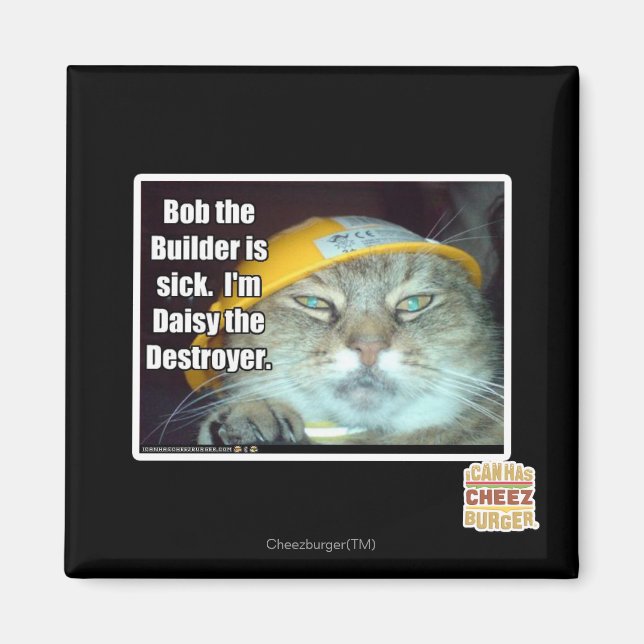 Bob, der Erbauer ist krank Magnet (Vorne)