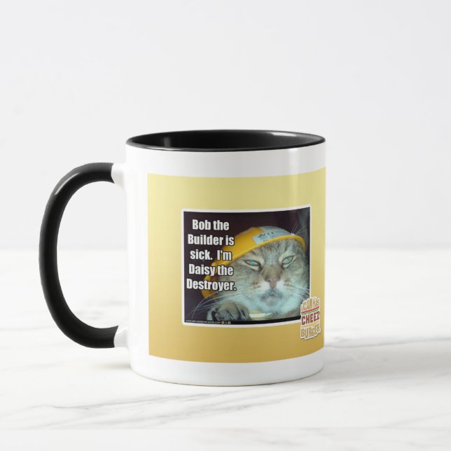 Bob der Erbauer ist krank Tasse (Links)