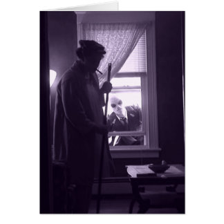 Bob, der in das Leben eines Menschen blickt