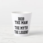 BOB, DER MANN, DER MYTH, DER LEGEND, Funny, Milchtasse<br><div class="desc">BOB, DER MANN DER MYTH DER LEGEND, Funny Latte Tasse</div>