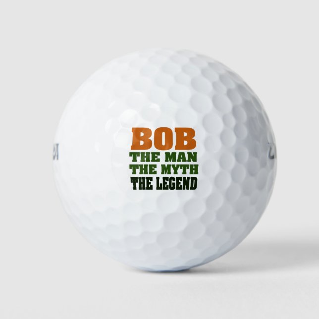 Bob des Menschen, des Mythos, der Legende Golfball (Vorderseite)