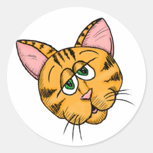 Bob des Qat-Sticker Runder Aufkleber