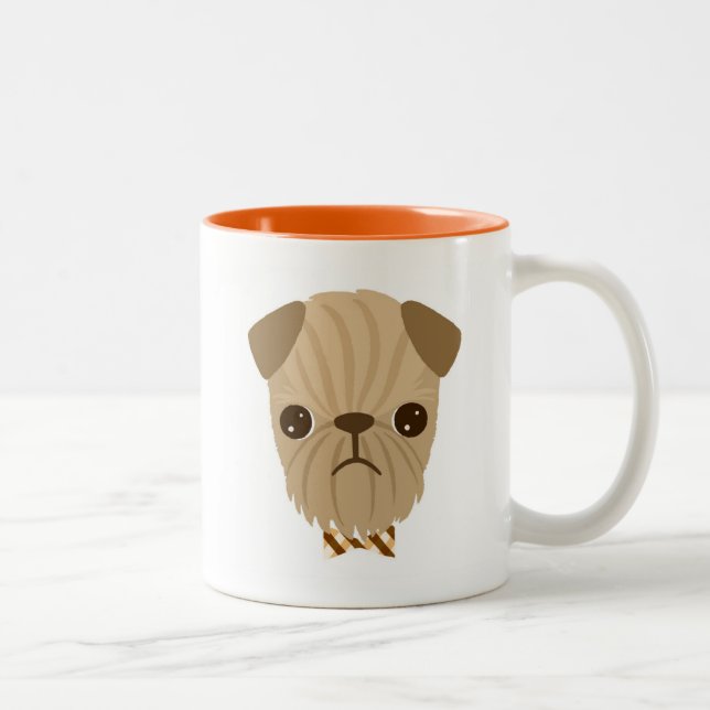 Bob die Tasse Brüssels Griffon (Rechts)