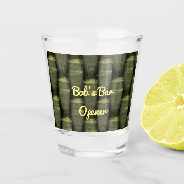 Bob dient ihm schnapsglas (Vorderseite)