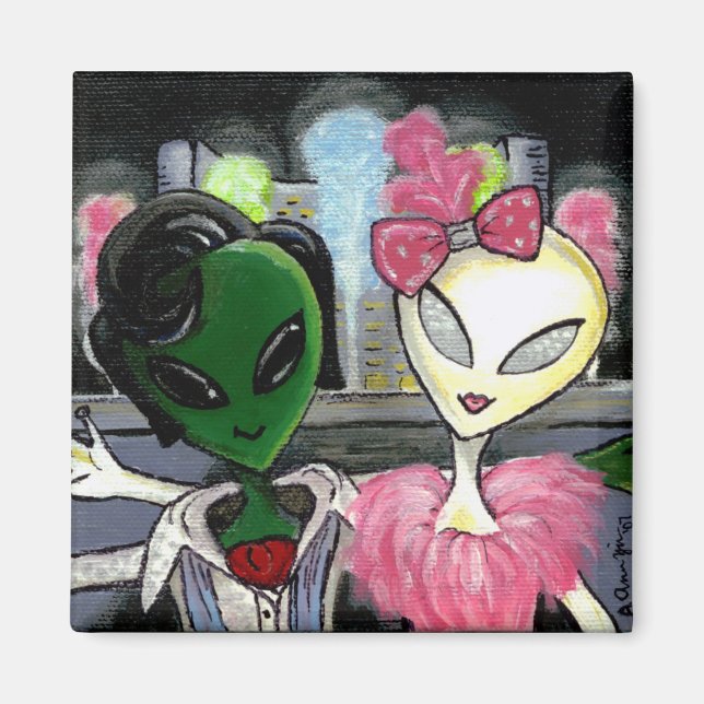 Bob & Jane Invade Las Vegas Magnet (Vorne)