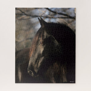 Bob Langrish Black Tennessee Walker Headshot Puzzle