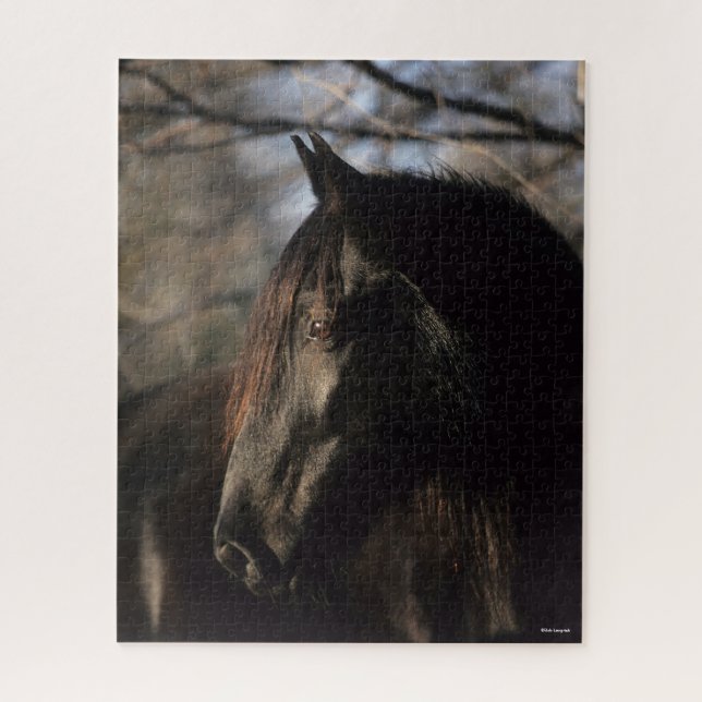 Bob Langrish | Black Tennessee Walker Headshot Puzzle (Vertikal)