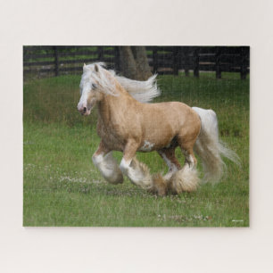 Bob Langrish   Palomino Sinti und Roma Vanner Hors Puzzle