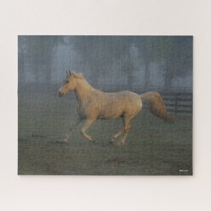 Bob Langrish   Palomino Tennessee Walker in Mist Puzzle