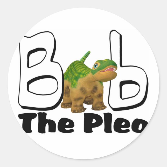 Bob-Logo Runder Aufkleber (Vorderseite)