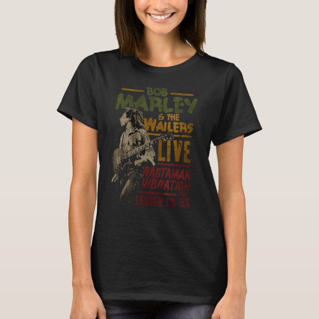 Bob Marley BTRTW The Wailers Live T-Shirt (Vorderseite)