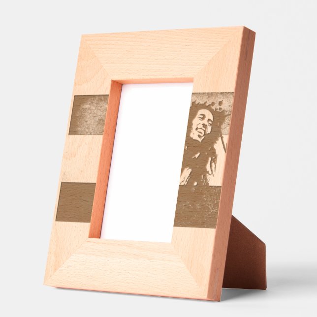 BOB MARLEY FOTORAHMEN GEÄTZTE RAHMEN (Links)