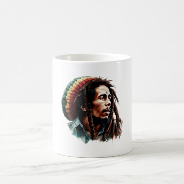 Bob Marley Kaffeetasse (Mittel)
