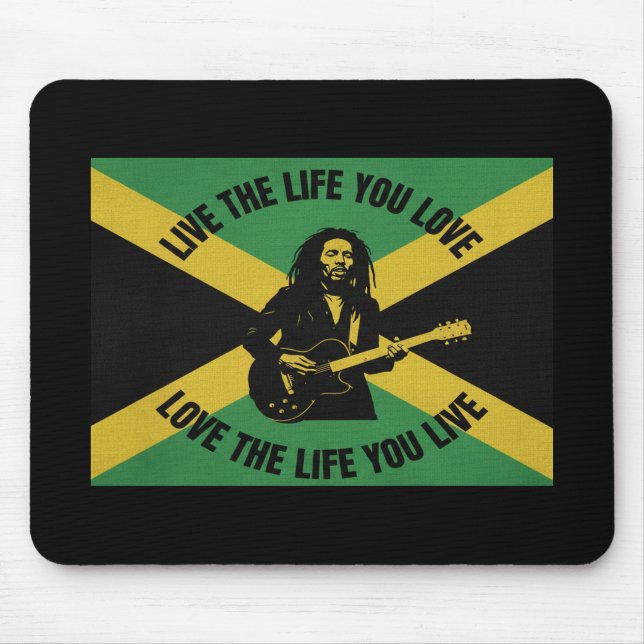 Bob Marley Mouse Pad Mousepad (Vorne)