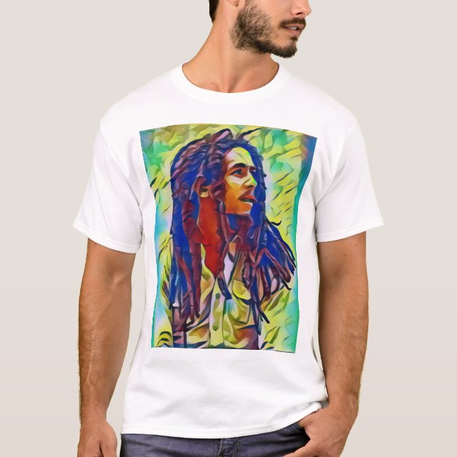 Bob Marly Pixel Shirt (Vorderseite)