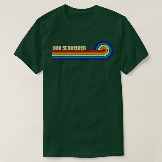 Bob Schneider Retro Sunset T-Shirt (Design vorne)