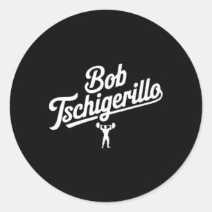 Bob Tschigerillo Fitness Lugano Bodybuilding Lugan Runder Aufkleber